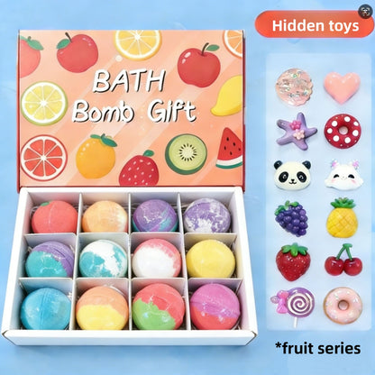Childrens Fruit Bath Bombs Set