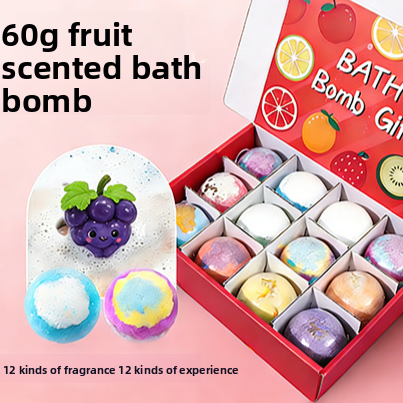 Childrens Fruit Bath Bombs Set