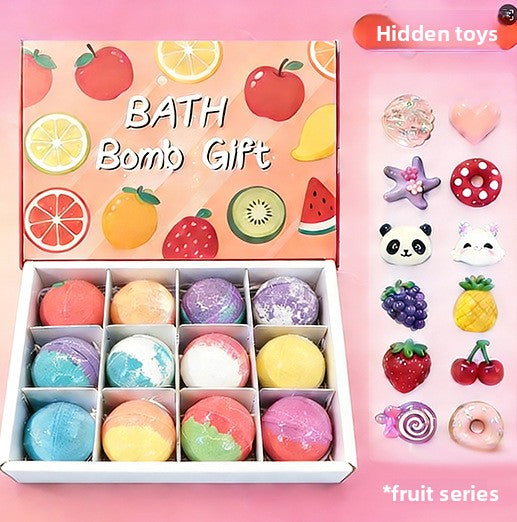 Childrens Fruit Bath Bombs Set