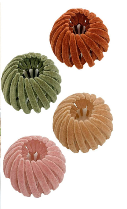 U Shape Hair Clips Flocking Hairpins