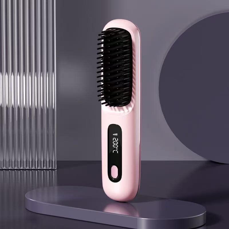 Wireless Hair Straightening Comb with Negative Ion Technology