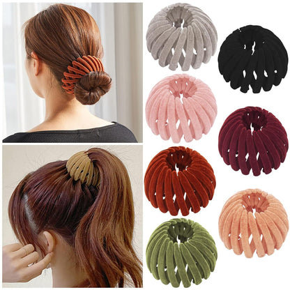 U Shape Hair Clips Flocking Hairpins