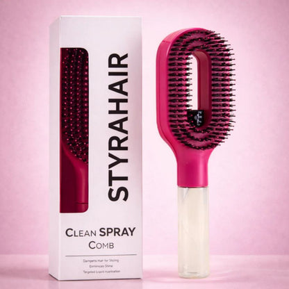 Spray Mist Hair Brush