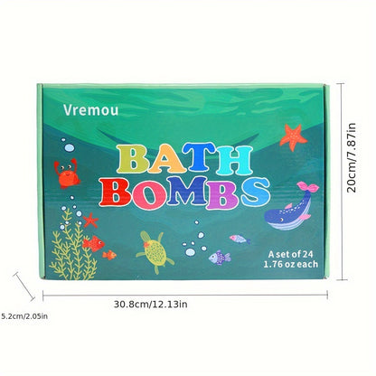 Bath Bombs Set with Floral Fragrance