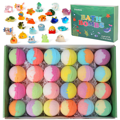 Bath Bombs Set with Floral Fragrance